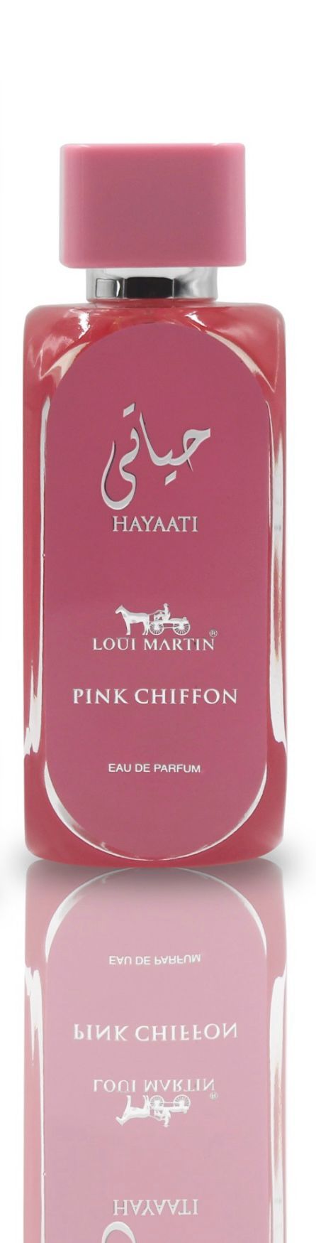 Perfume feminino Hayati Pink Chiffon – Amostra grátis incluída – Eau de Parfum 100ml.