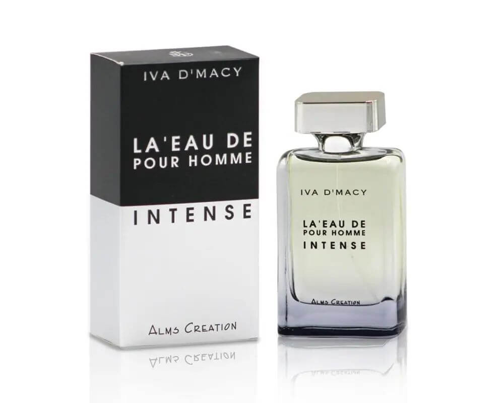 IVA D'MACY LA'EAU DE POUR HOMME INTENSE - 100ML | FRAGRÂNCIA MASCULINA + AMOSTRA GRÁTIS.