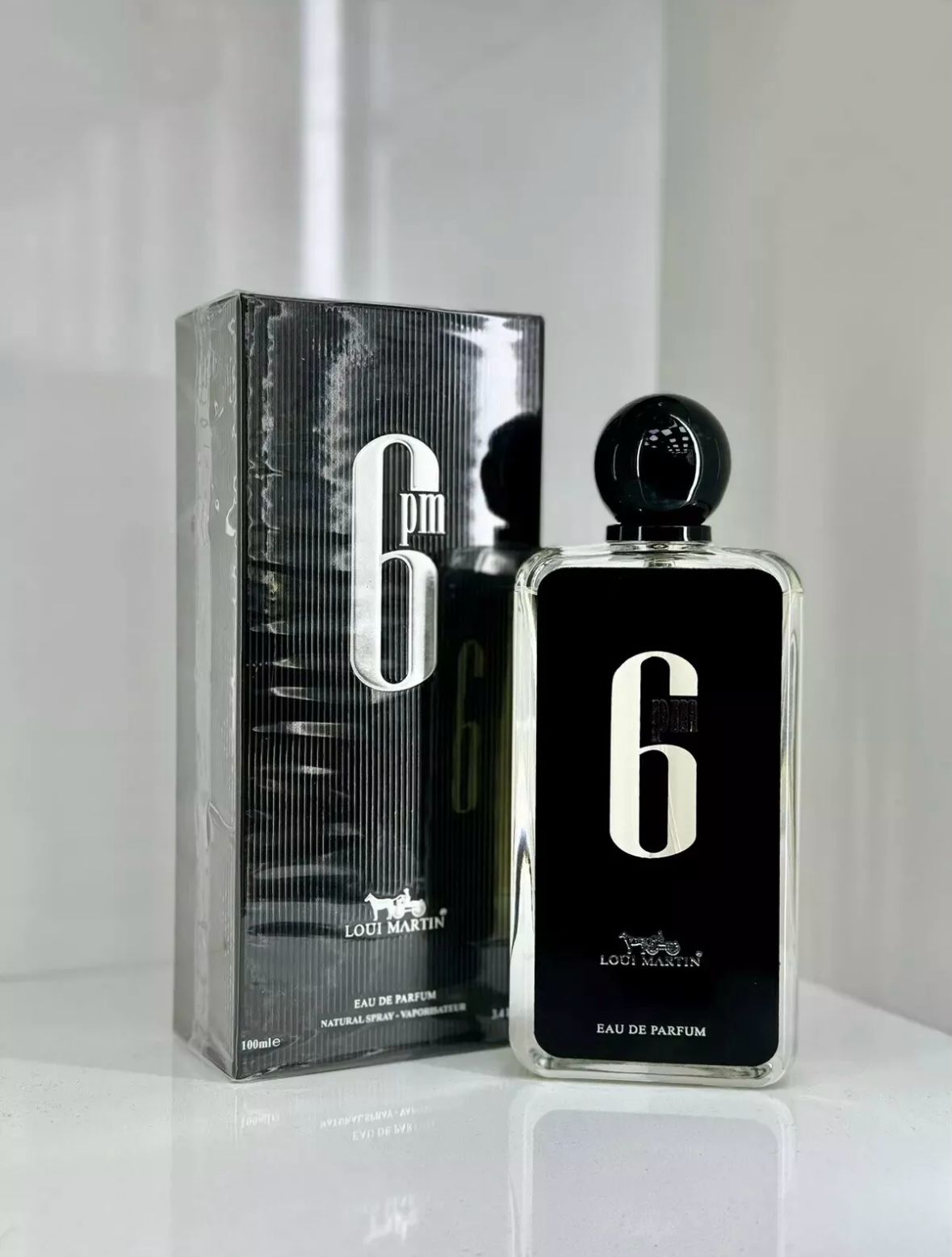 Loui Martin 6PM Eau de Parfum – 100ML + Amostra Grátis | Elegância sofisticada para a noite.