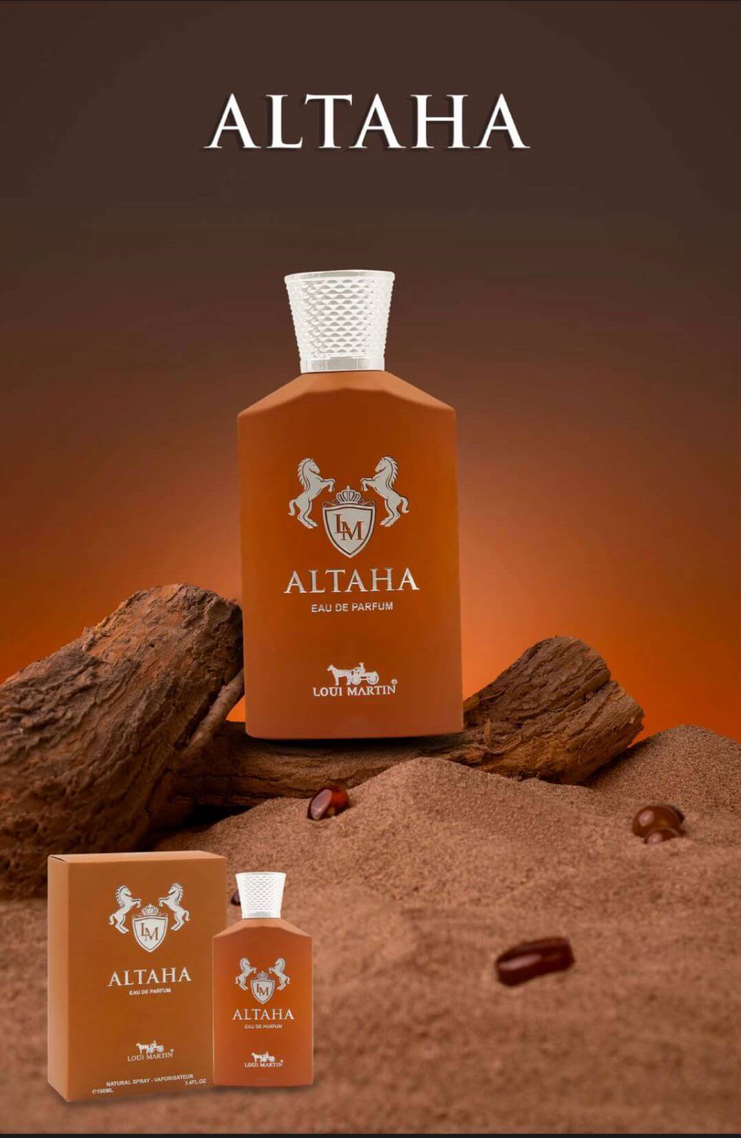 Loui Martin Altaha Eau de Parfum – 100ml + Amostra Grátis | Sofisticação Ousada Redefinida
