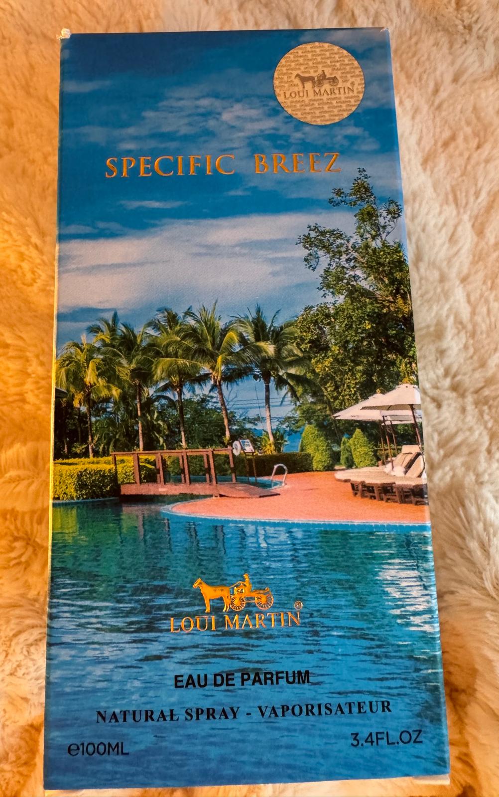 Loui Martin Specific Breeze – Uma Sinfonia Unissex de Frescor e Elegância Eau de Parfum - 100ML com Amostra Grátis