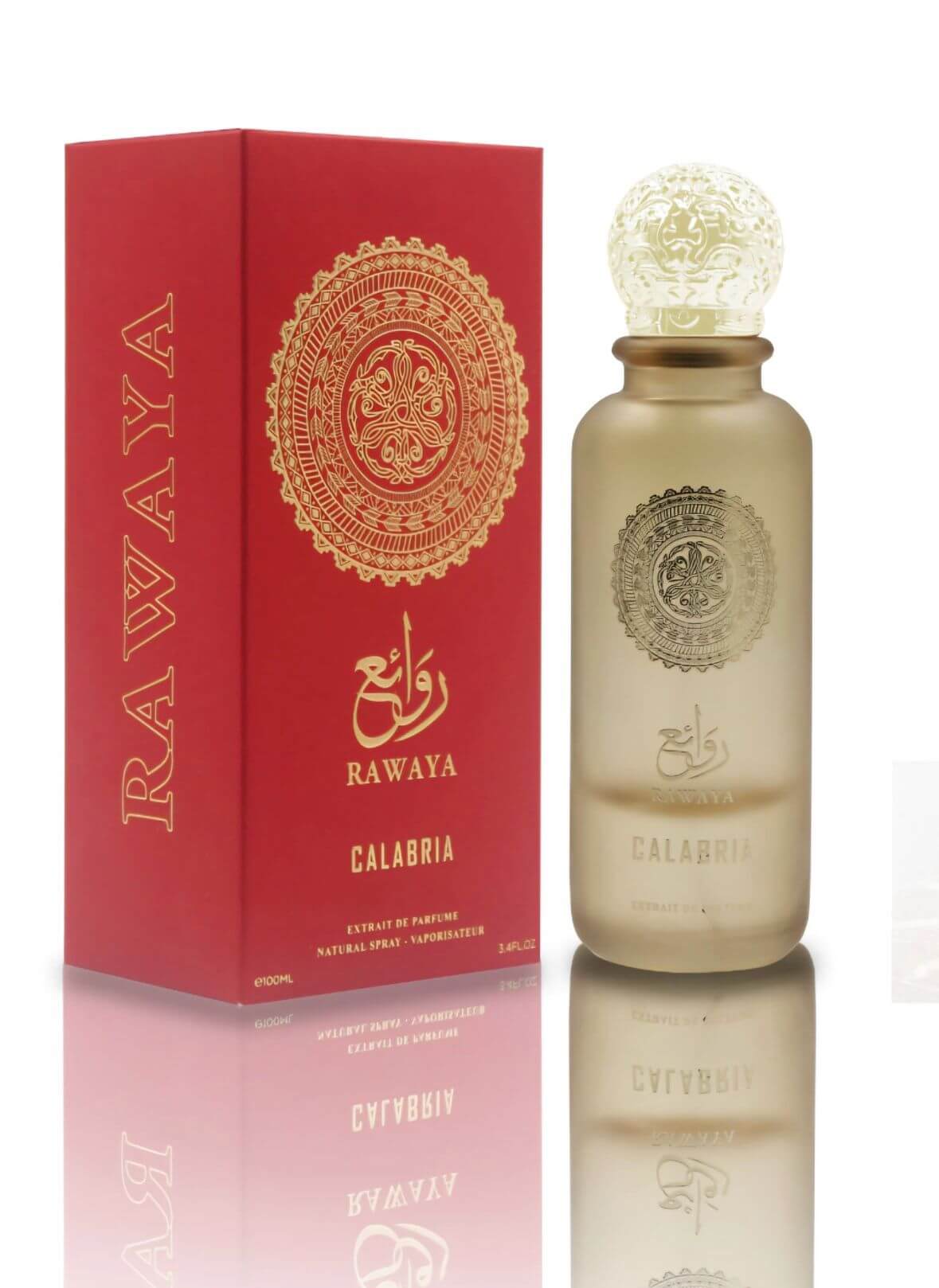 RAWAYA Calabria Extrait de Parfum para mulheres 100ml + amostra grátis.