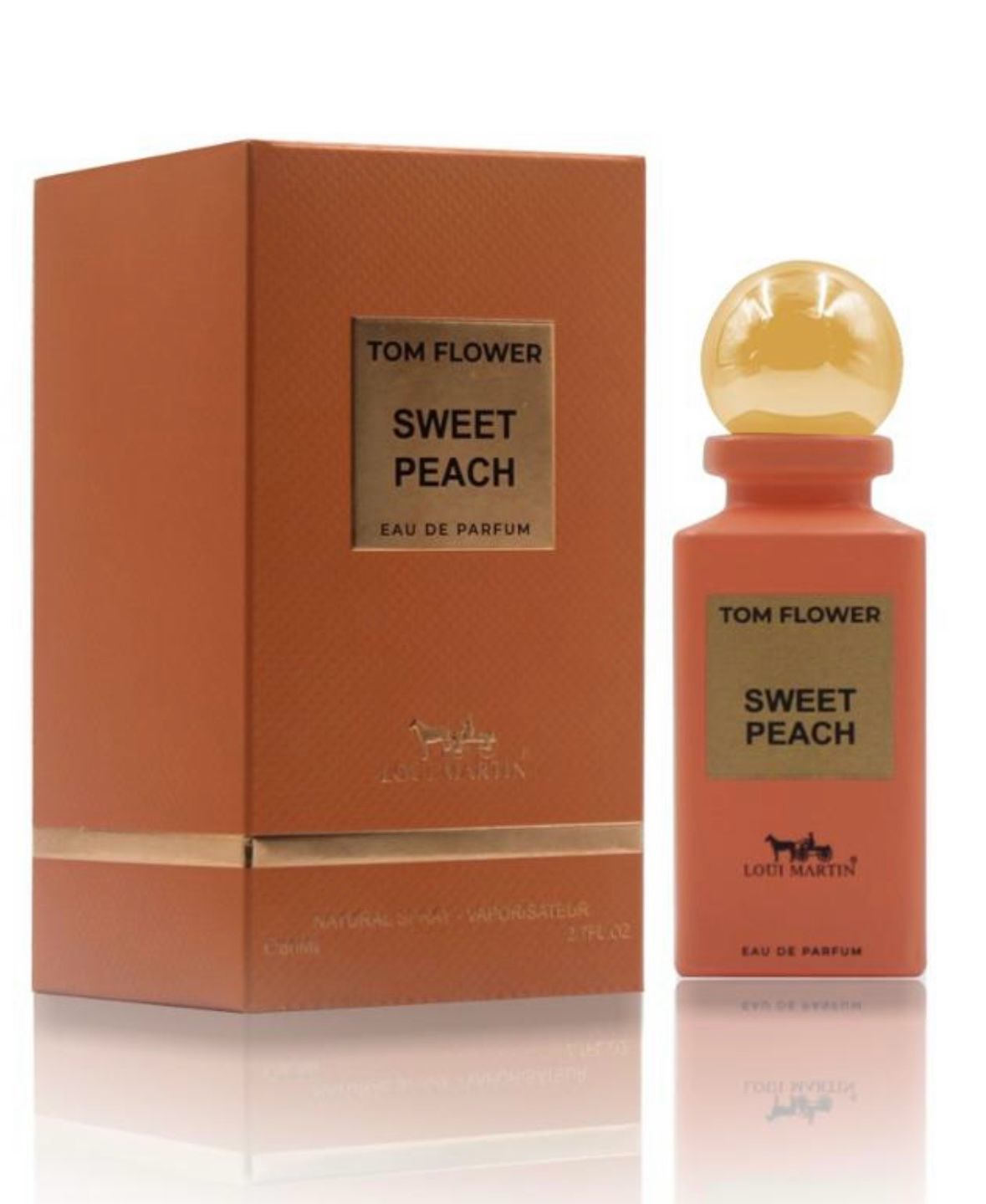 TOM FLOWER SWEET PEACH da Loui Martin | Perfume unissex com amostra grátis - 80 ml.
