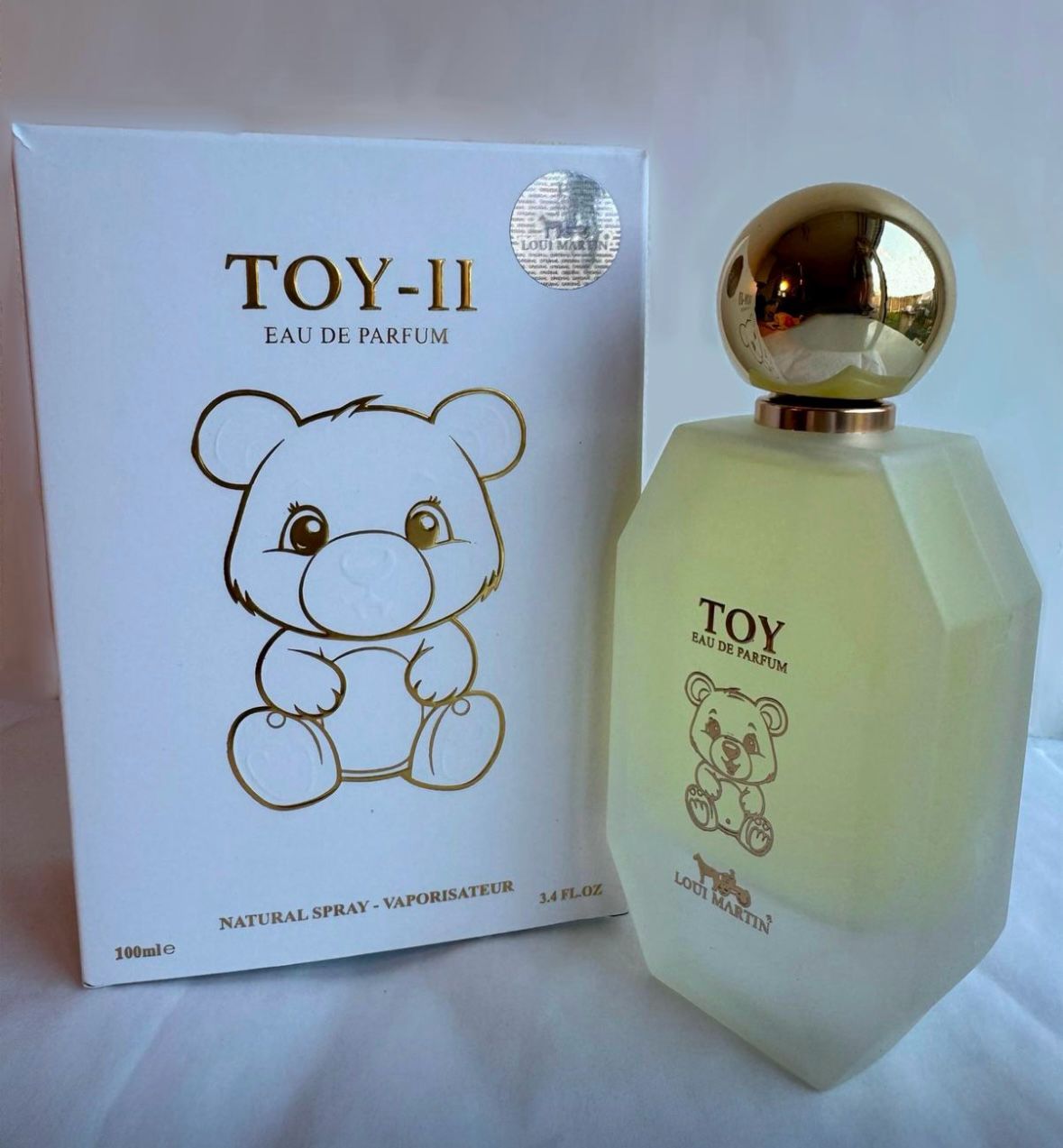 TOY-II Eau de Parfum para mulheres - 100 ml com amostra grátis incluída.