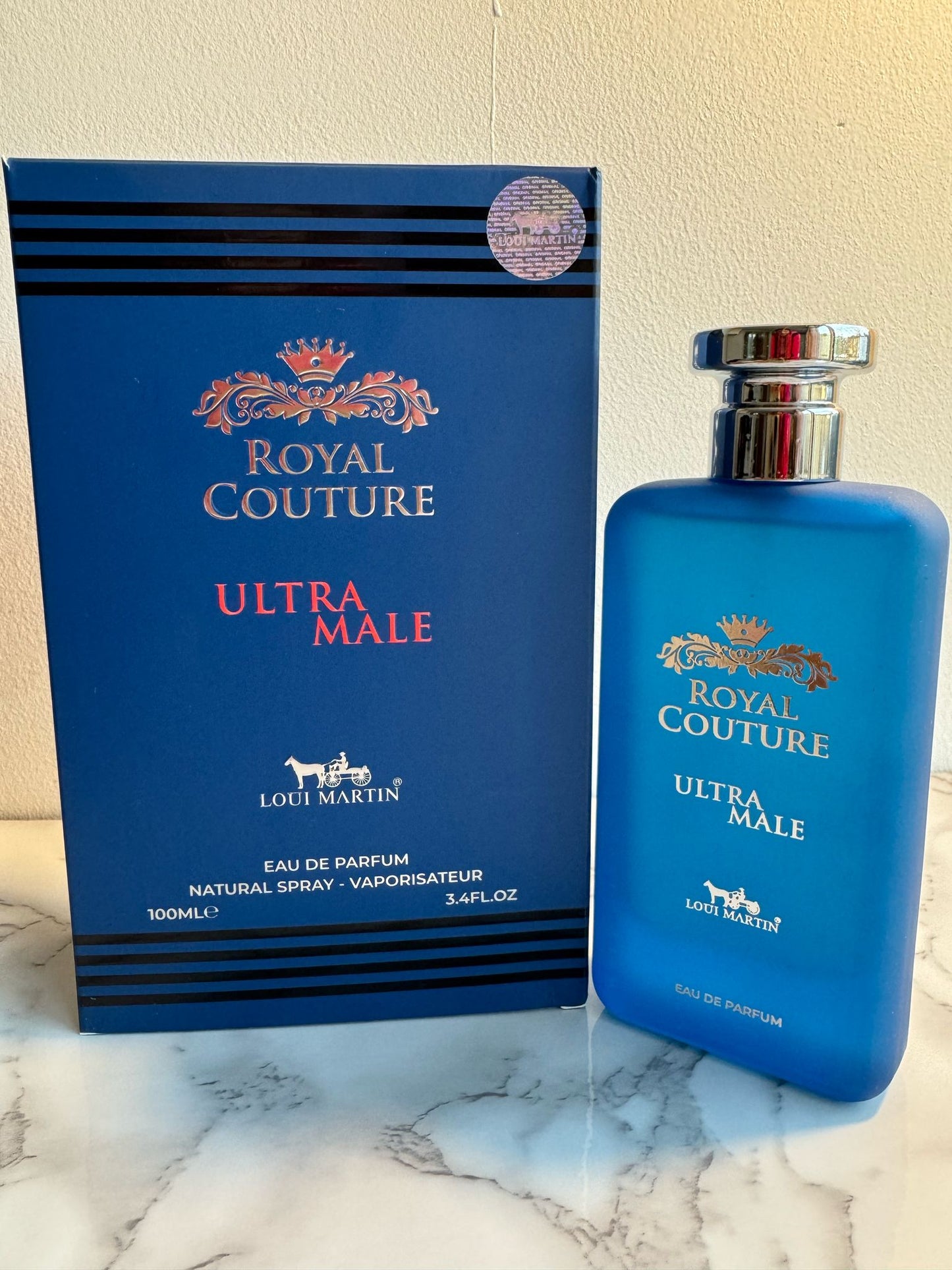 ROYAL COUTURE ULTRA MALE Eau de Parfum Masculino - 100 ML com Amostra Grátis - Ousado e Sofisticado.