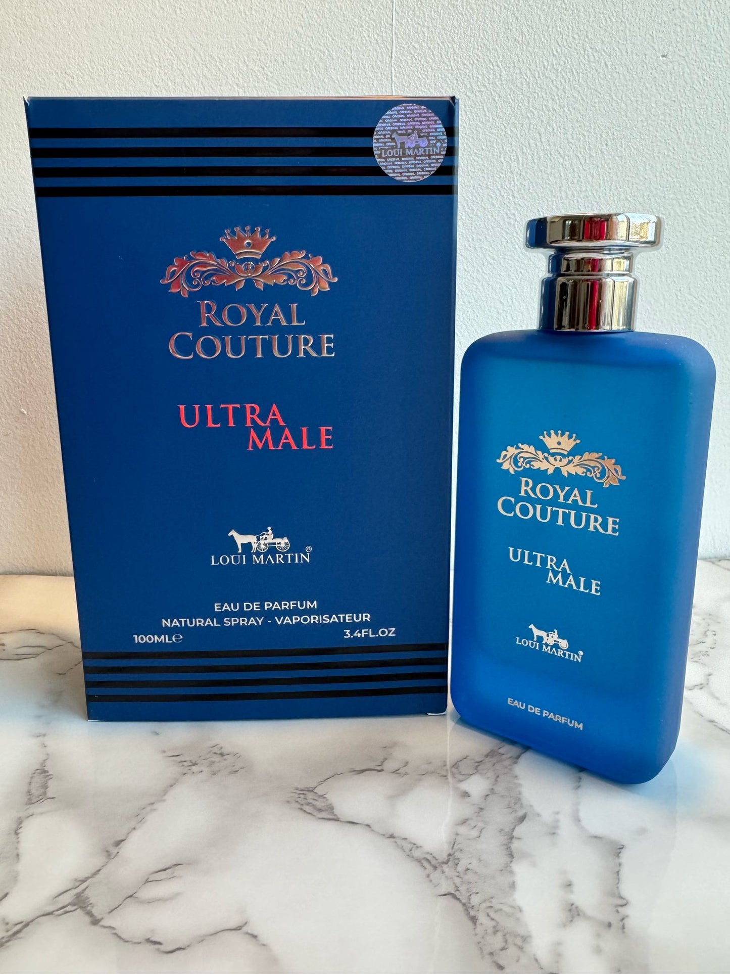 ROYAL COUTURE ULTRA MALE Eau de Parfum Masculino - 100 ML com Amostra Grátis - Ousado e Sofisticado.