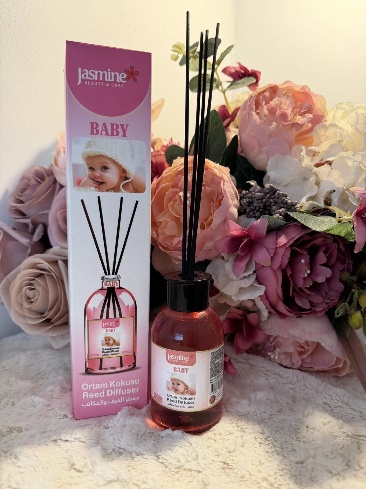 ✨Gentle Baby Fresh Reed Diffuser 110ml Soft Powdery Scent Long Lasting Aroma✨