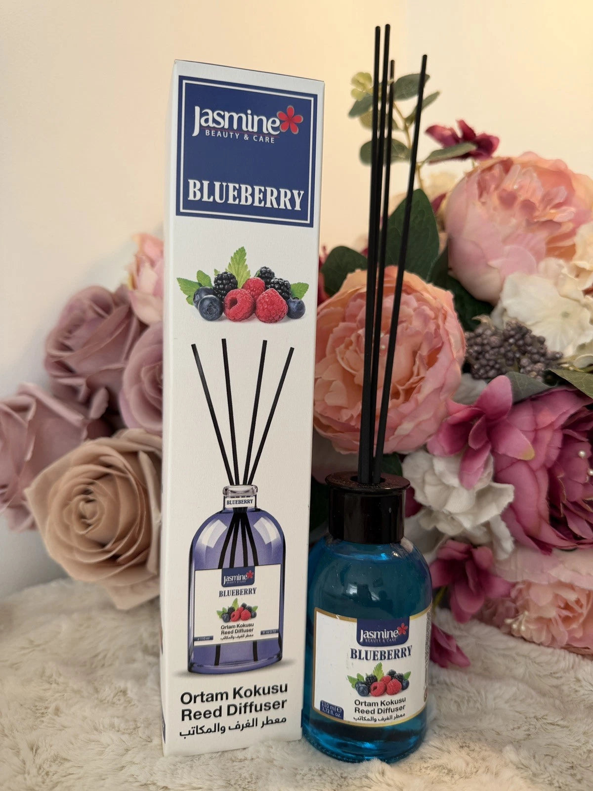 Blueberry Reed Diffuser 110ml Long Lasting Fruity Home Fragrance Oil /Scent Gift
