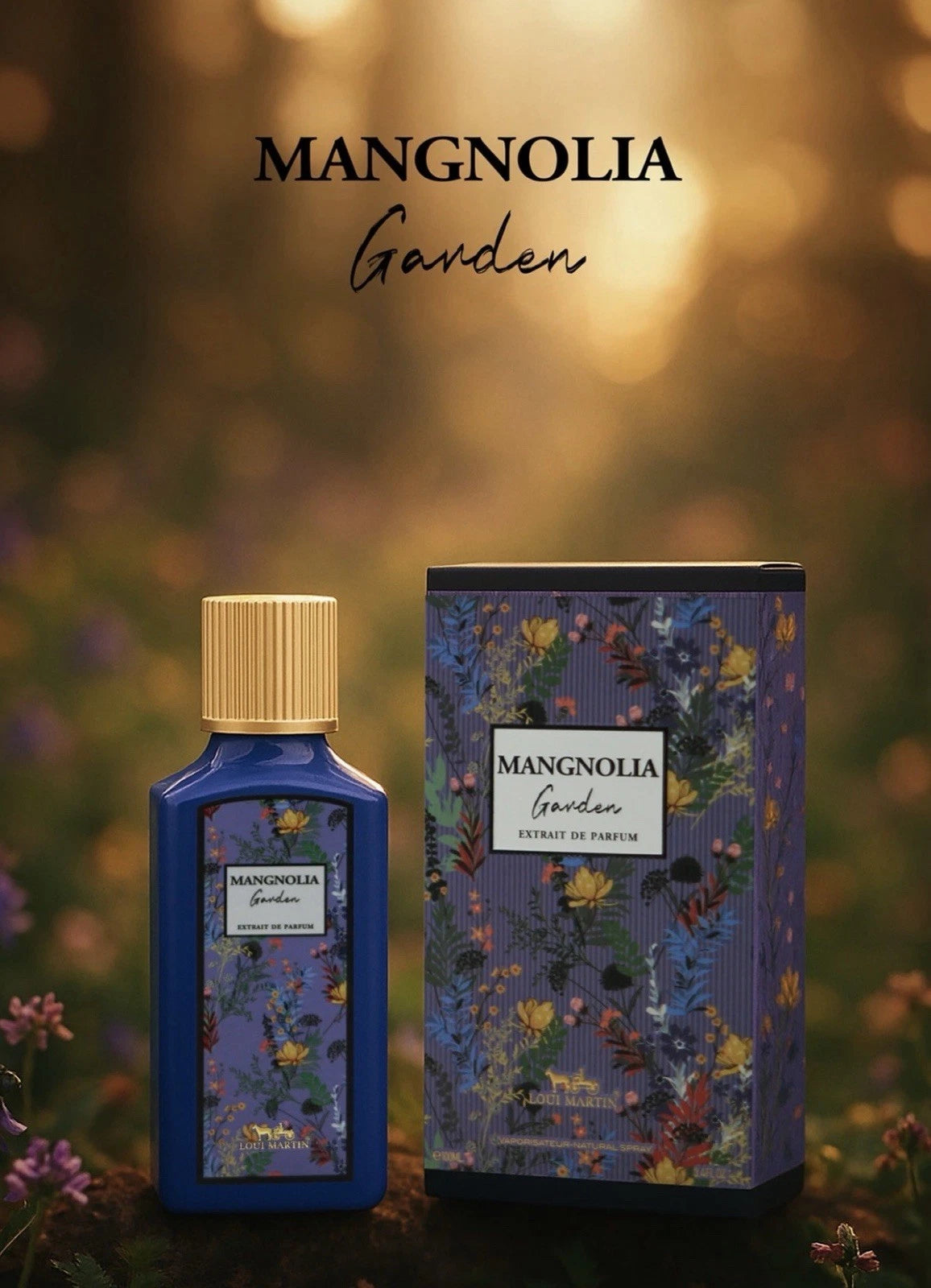 💐MANGNOLIA GARDEN Extrait De Parfum by Loui Martin 100ml – Floral Fruity Luxury