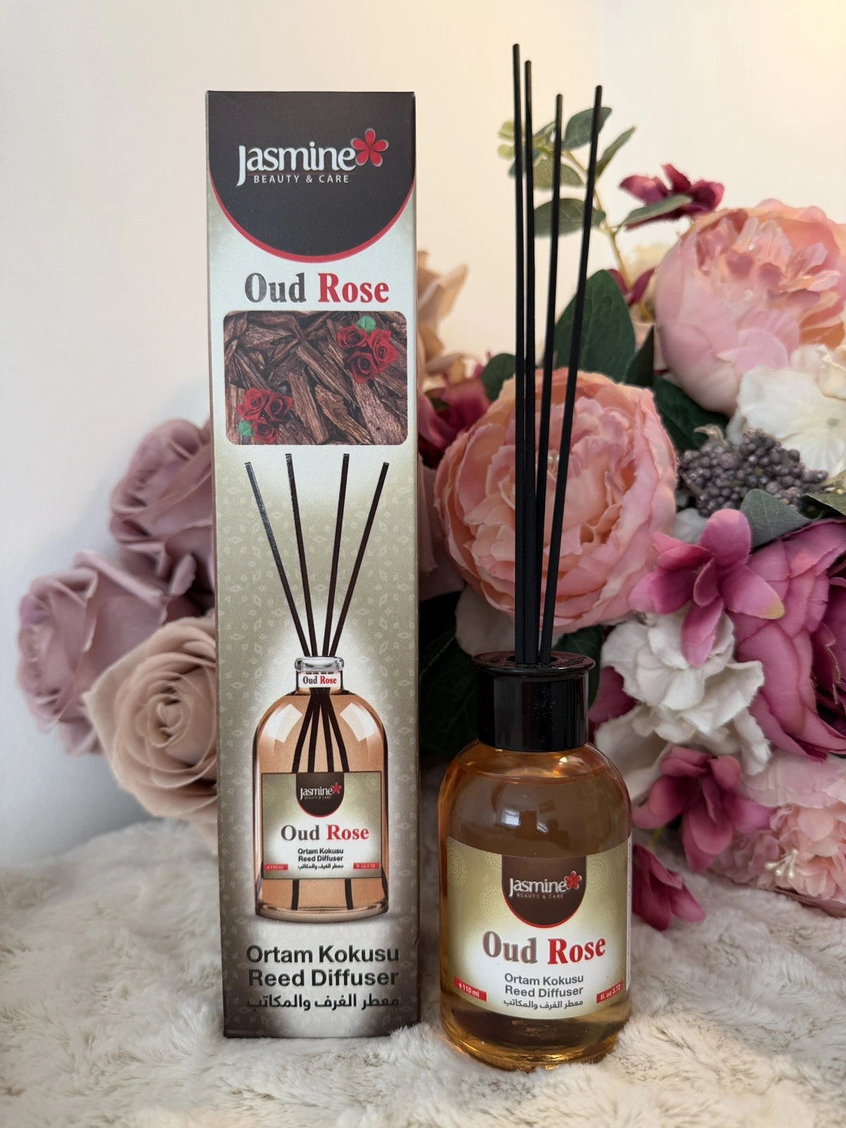 🌹Luxury OUD Rose Reed Diffuser 110ml Long Lasting Home/ Office Fragrance Gift