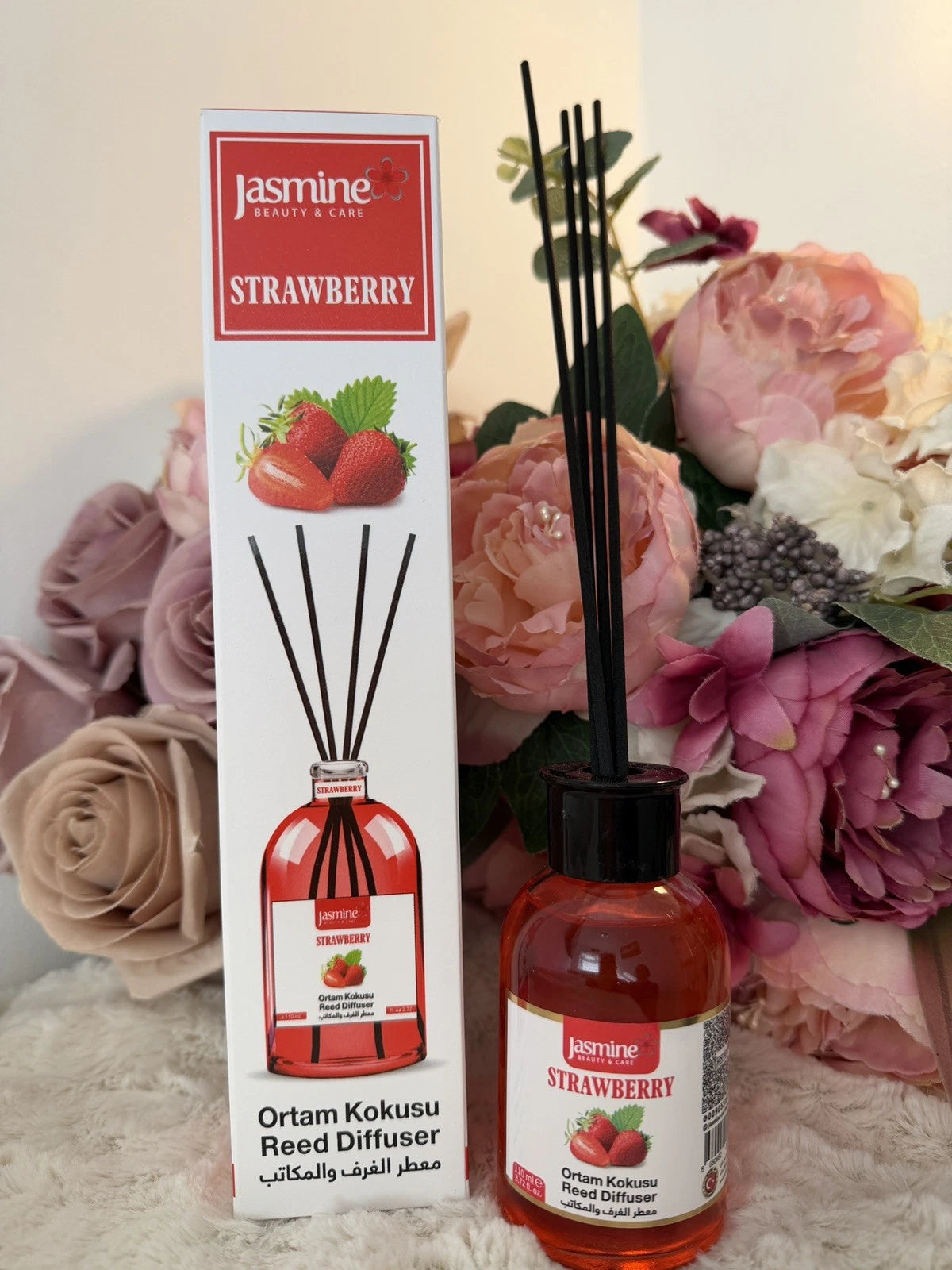 🍓Strawberry Reed Diffuser 110ml –Long Lasting Fruity Home Fragrance Oil Gift🍓