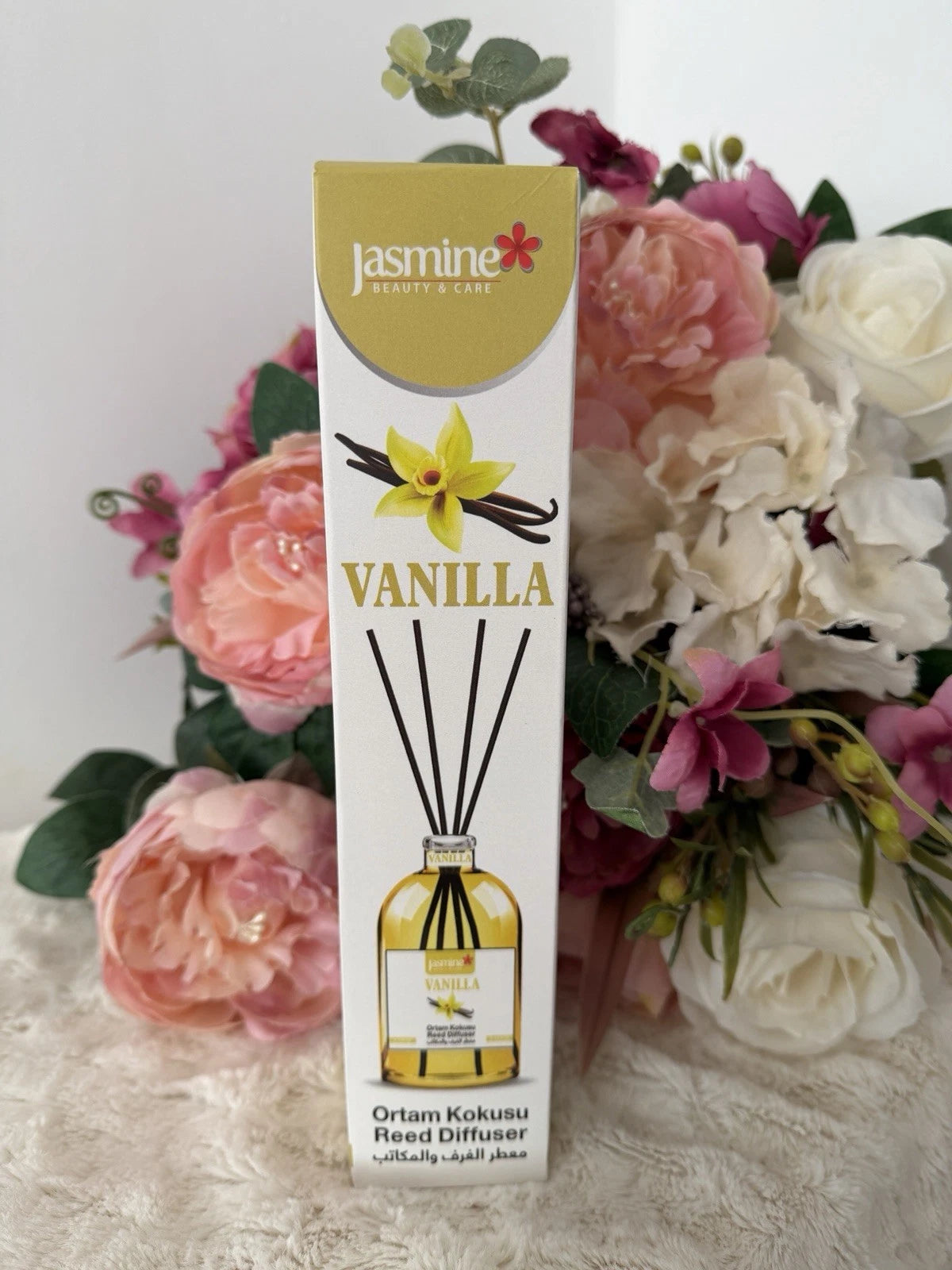 Luxury Vanilla Reed Diffuser 110ml Elegant Long-Lasting Home & Office Fragrance