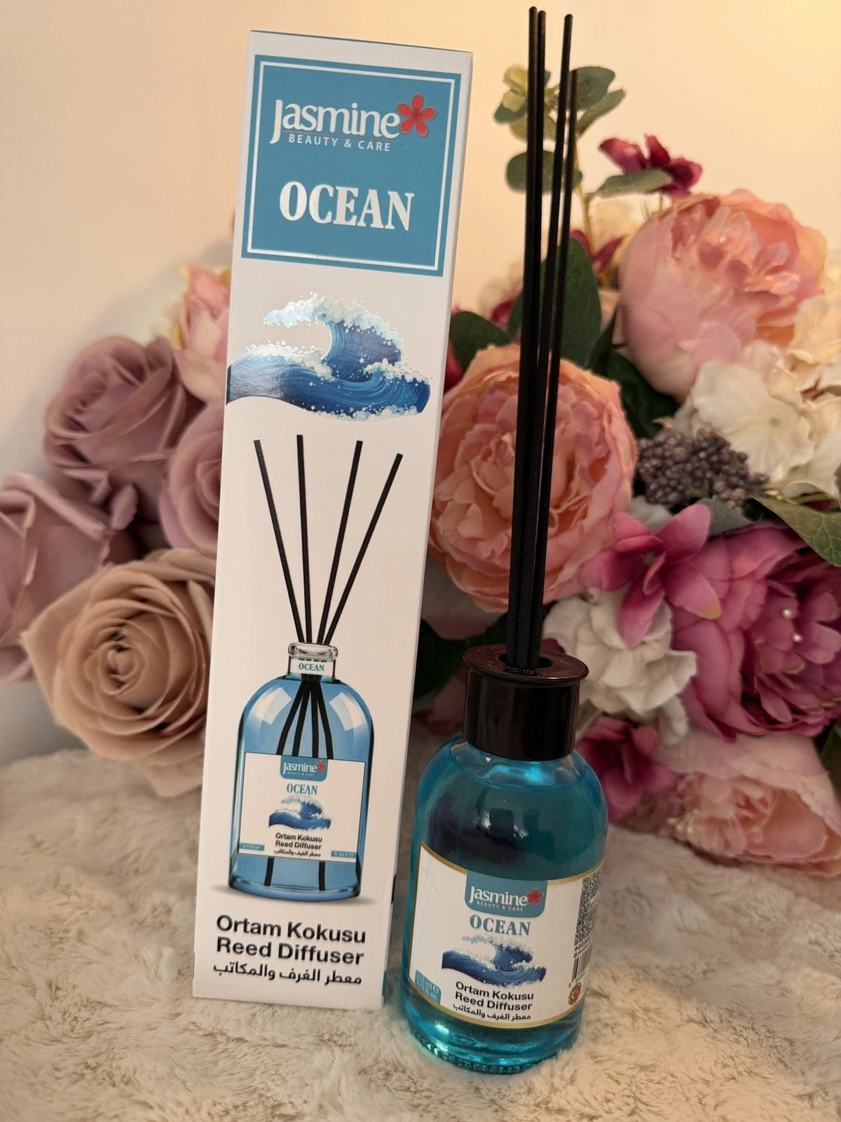 Luxury Ocean Reed Diffuser 110ml Fresh Aquatic Aroma Long Lasting Home Fragrance