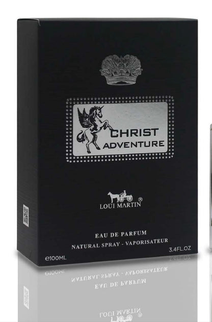 Christ Adventure Eau de Parfum para Homens - 100 ML + AMOSTRA GRÁTIS | Fragrância ousada e sofisticada.
