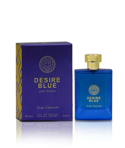 DESIRE BLUE POUR HOMME | Perfume masculino Bold &amp; Fresh com amostra grátis - 100 ml.