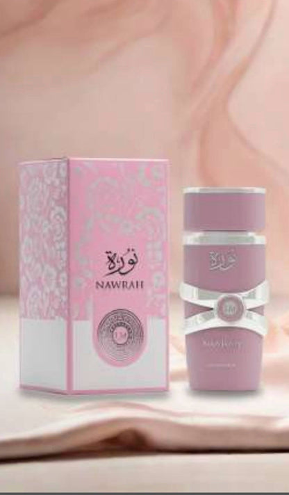 Perfume Feminino Elegante: Nawrah – 100ml. Inclui amostra grátis!