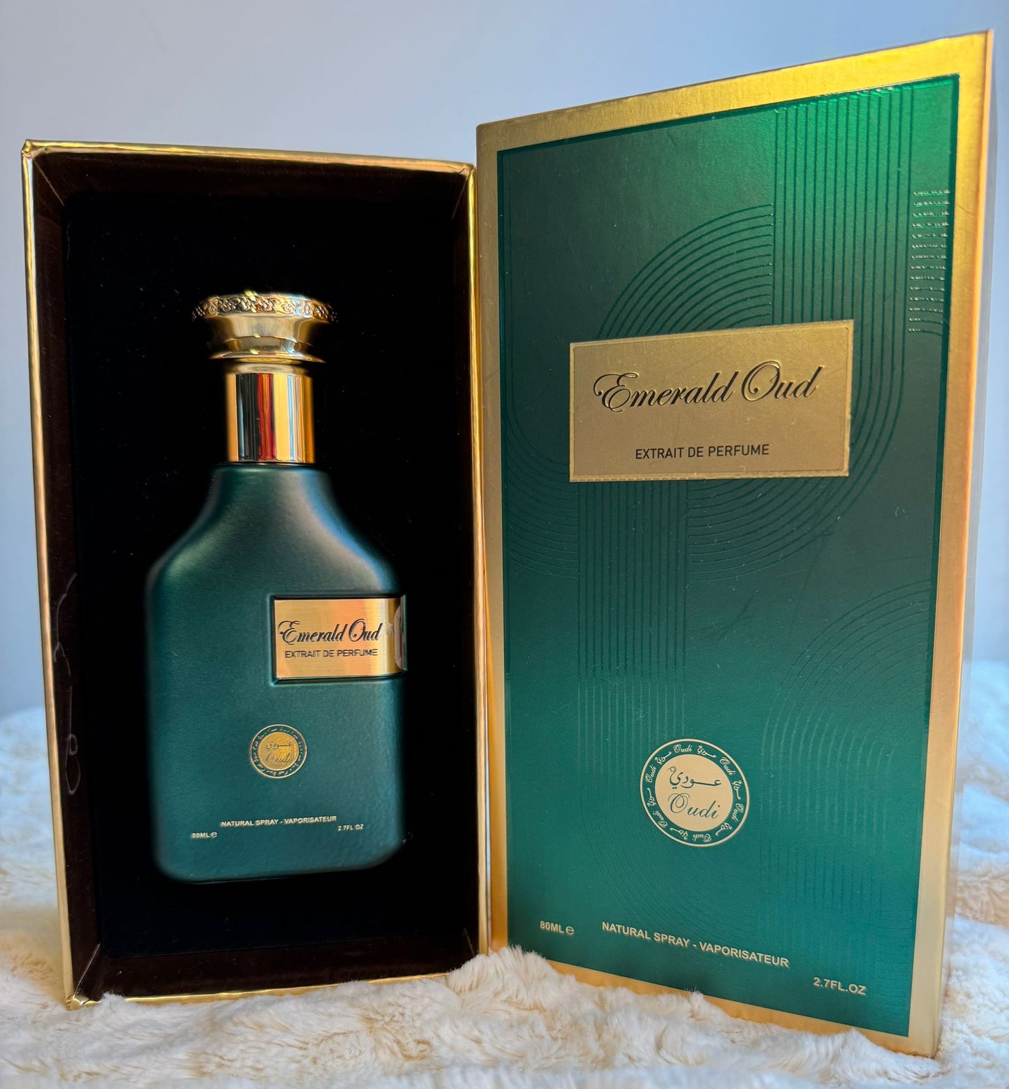 Emerald Oud Extrait de Parfum 80ml – Fragrância Opulenta com Amostra Grátis Inclusa na Amostra Grátis