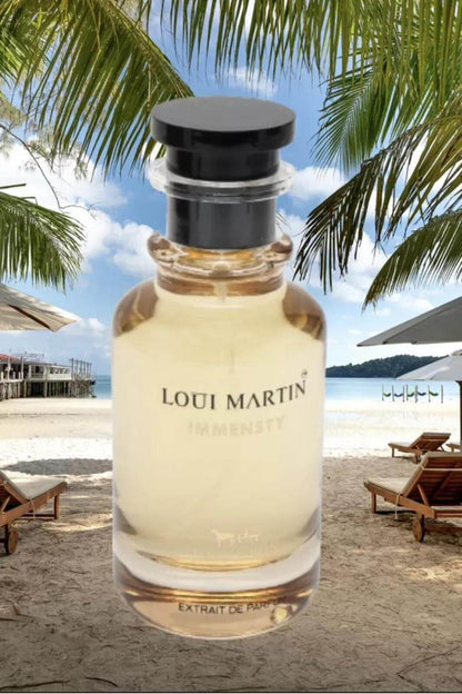 Loui Martin IMMENSTY Extrait de Parfum: Uma Sinfonia Ousada de Elegância - 100ml com Amostra Grátis