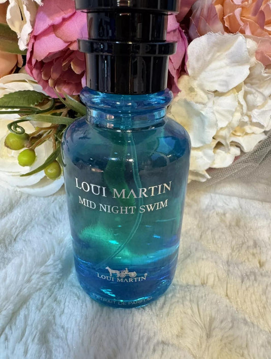 Luxurious &amp; Captivating Loui Martin Midnight Swim Extrait de Parfum - 100ml With FREE Sample