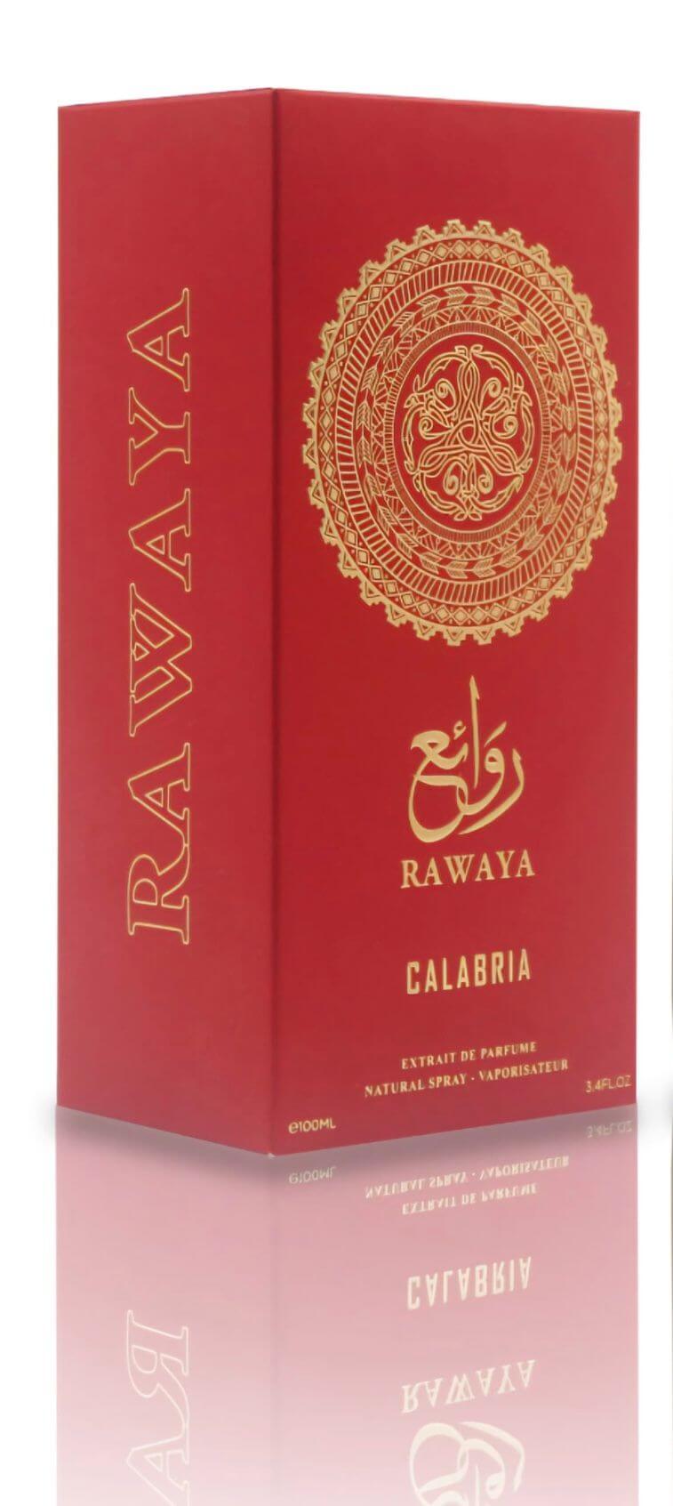 RAWAYA Calabria Extrait de Parfum para mulheres 100ml + amostra grátis.