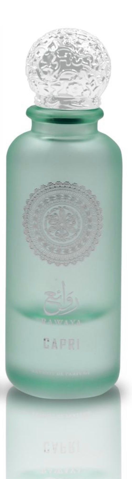 Rawaya Capri Extrait de Parfum - Fragrância de luxo de 100 ml com amostra grátis.