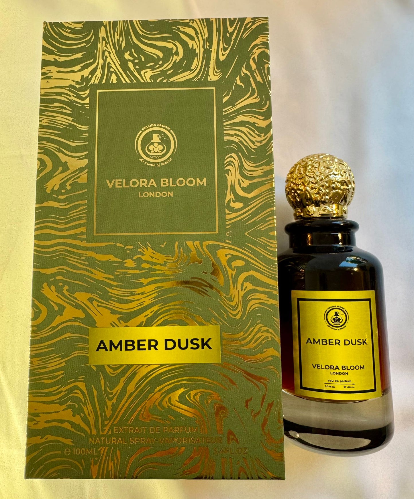 Amber Dusk Unisex Eau de Parfum by Velora Bloom – 100ML of Timeless Elegance and Alluring Depth