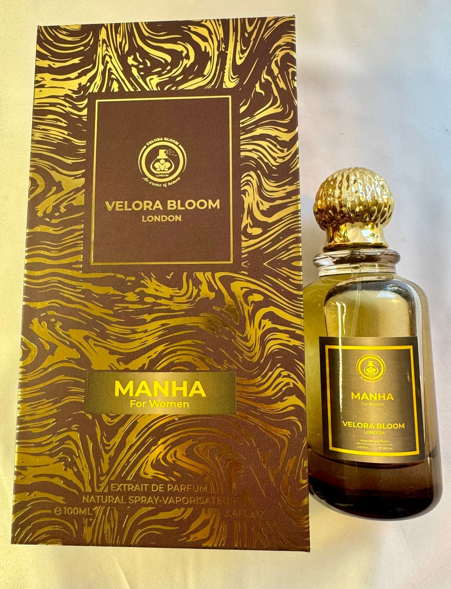 MANHA by Velora Bloom London – A Captivating 100ML Women’s Perfume for Grace and Elegance!