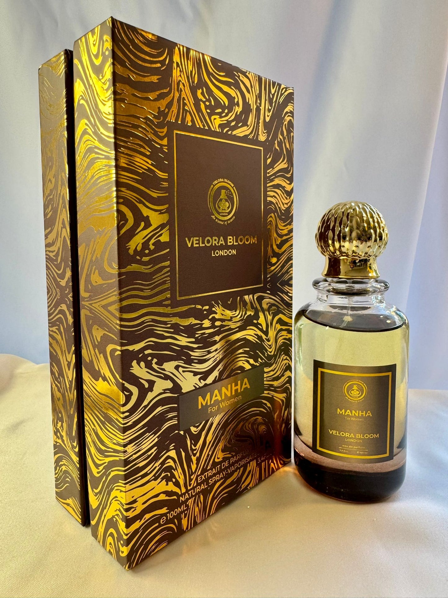 MANHA by Velora Bloom London – A Captivating 100ML Women’s Perfume for Grace and Elegance!