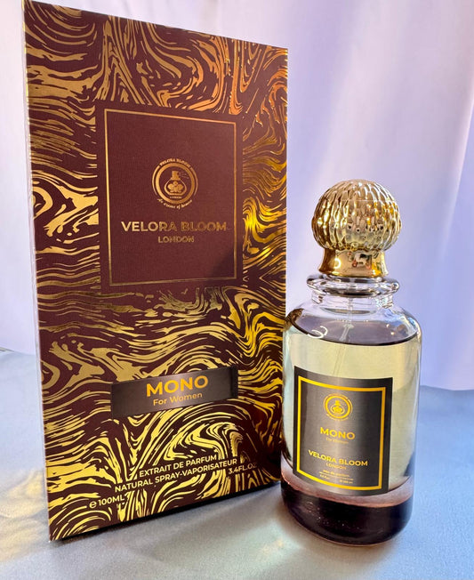 MONO Women’s Perfume by Velora Bloom London - 100ML | Elegance & Sophistication in a Bottle!