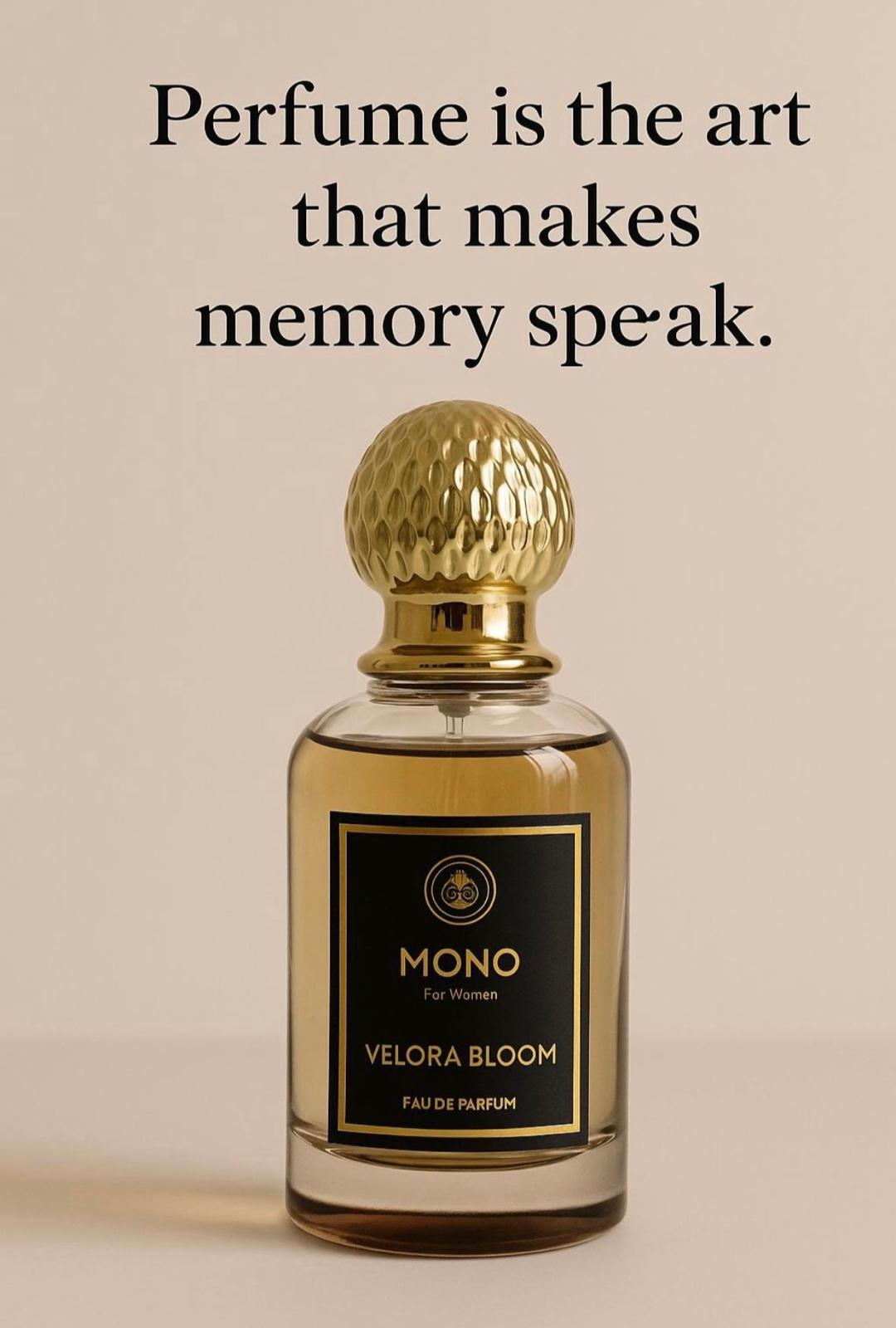 MONO Women’s Perfume by Velora Bloom London - 100ML | Elegance & Sophistication in a Bottle!