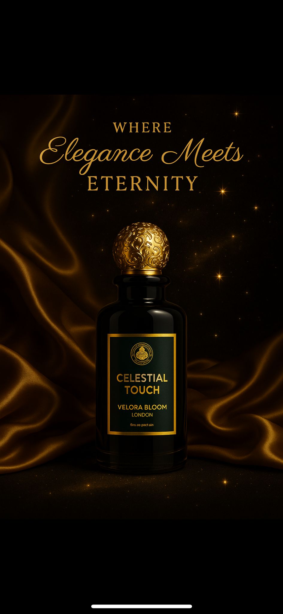 Celestial Touch Unisex Eau de Parfum by Velora Bloom – 100ML of Heavenly Elegance and Enchantment!