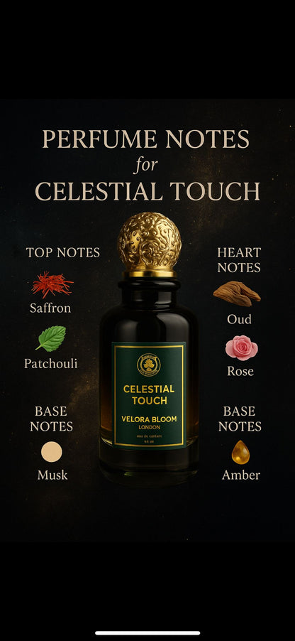 Celestial Touch Unisex Eau de Parfum by Velora Bloom – 100ML of Heavenly Elegance and Enchantment!