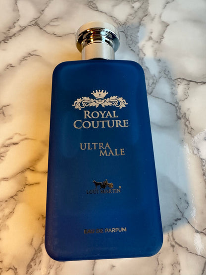 ROYAL COUTURE ULTRA MALE Eau de Parfum Masculino - 100 ML com Amostra Grátis - Ousado e Sofisticado.