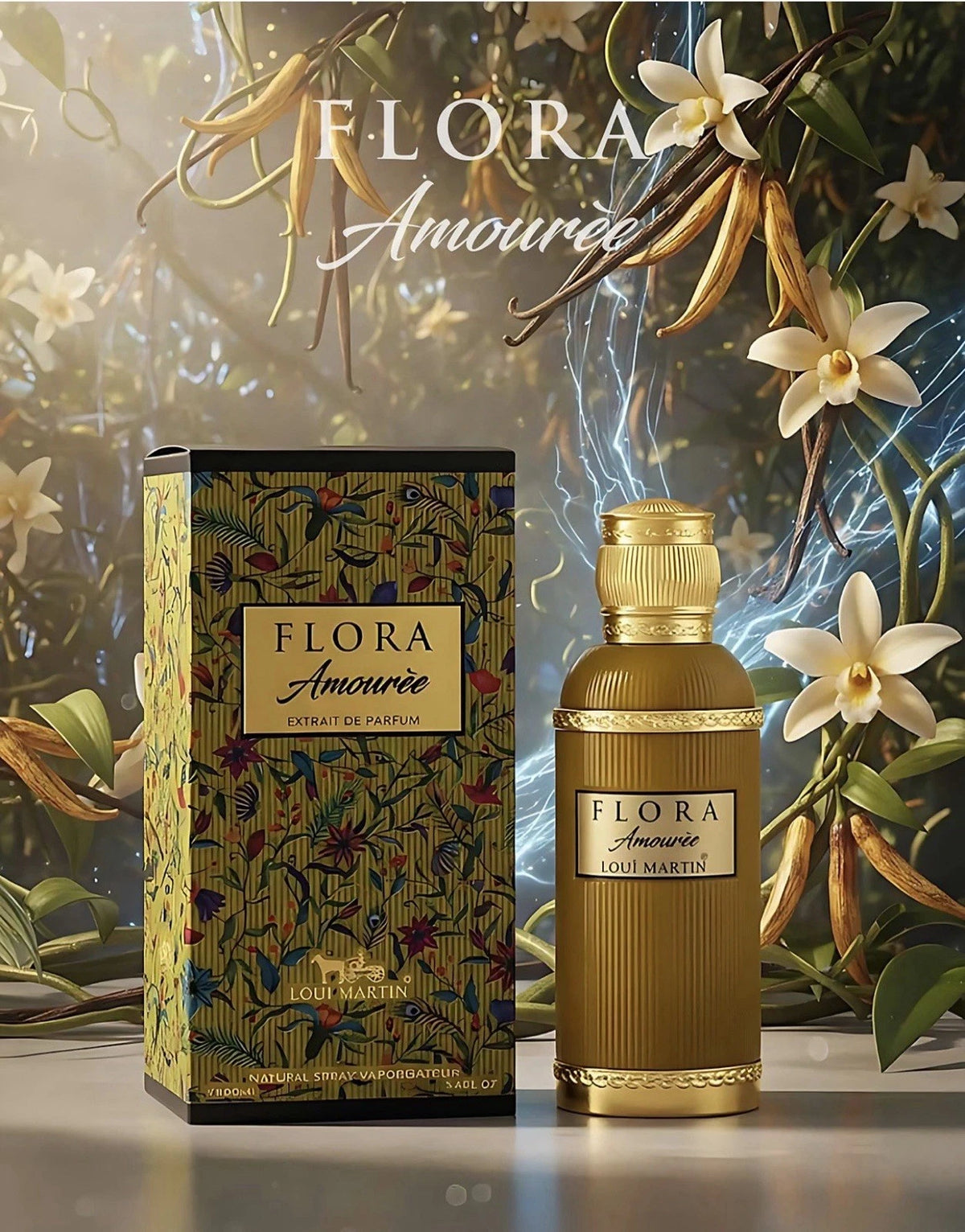 FLORA AMOURÉE Extrait De Parfum by Loui Martin 100ml Luxury Fragrance Women
