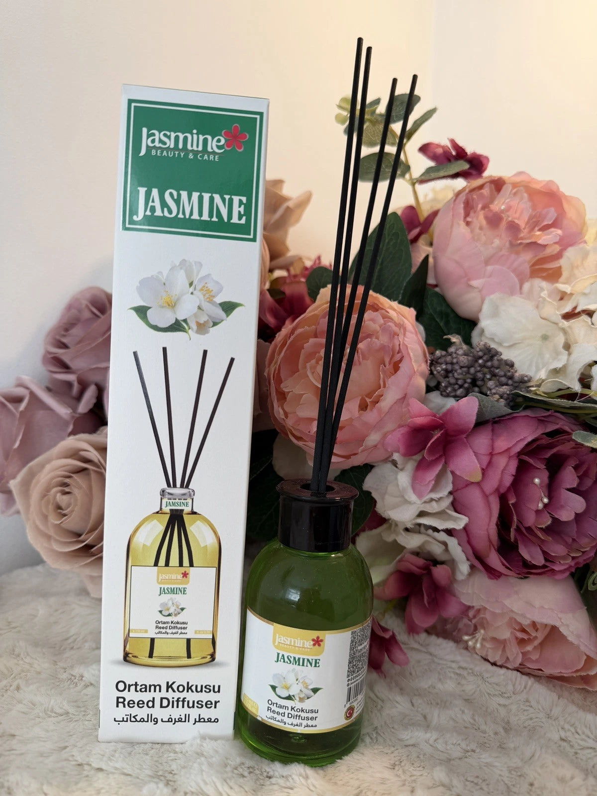 🤍Sweet Jasmine Reed Diffuser 110ml Floral Long Lasting Home & Office Fragrance