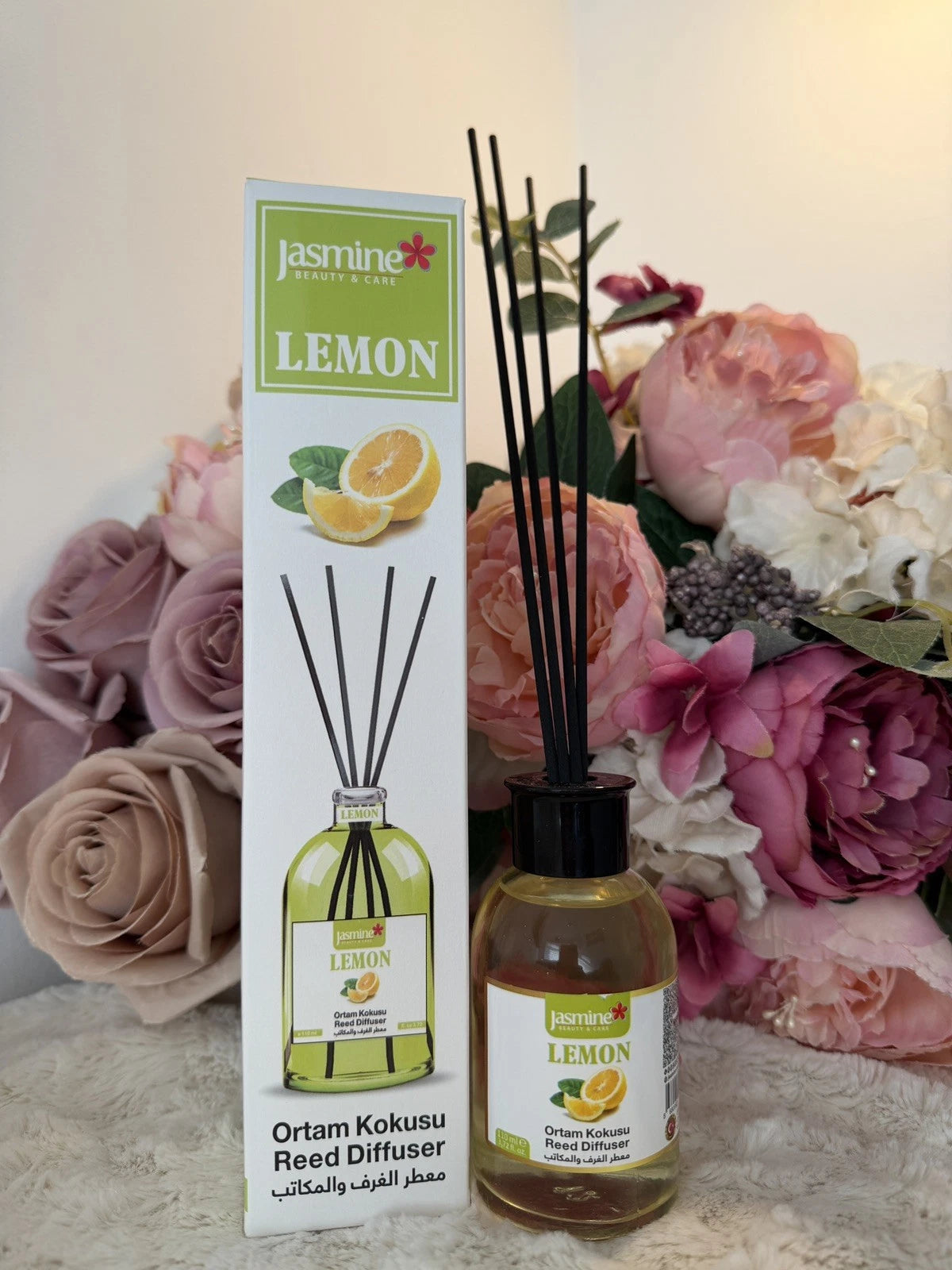 🍋Lemon Reed Diffuser 110ml Fresh Clean Citrus Scent Long Lasting Home Fragrance